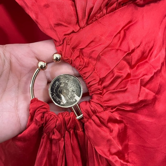 Farm Rio One-Shoulder Maxi Cutout Dress - Picture 7 of 10